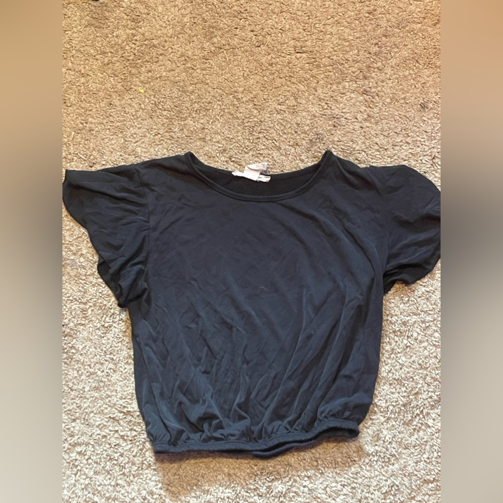 CAUTION TO THE WIND BLACK SHIRT